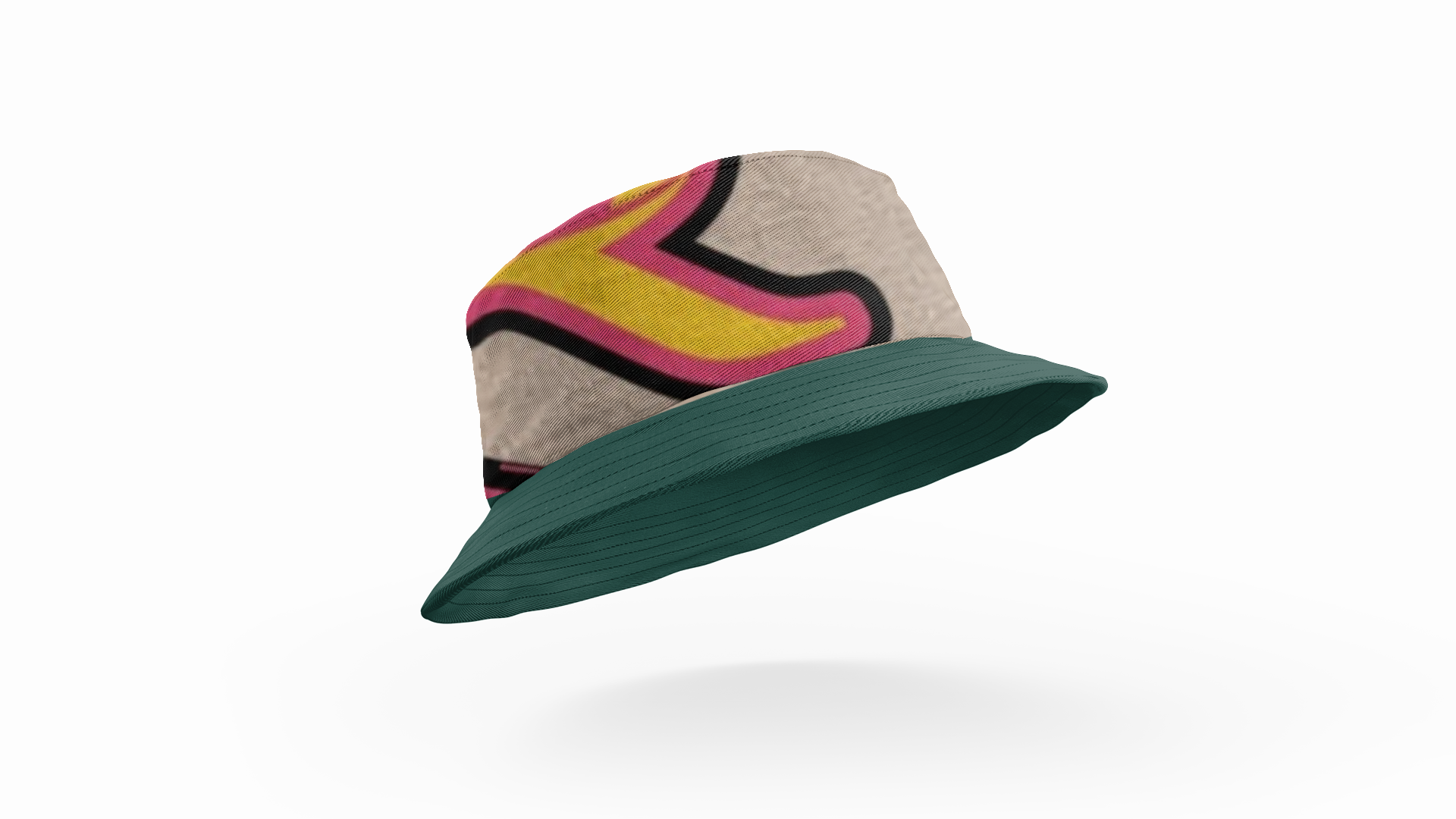 CHAMPAGNE "R" BUCKET HAT